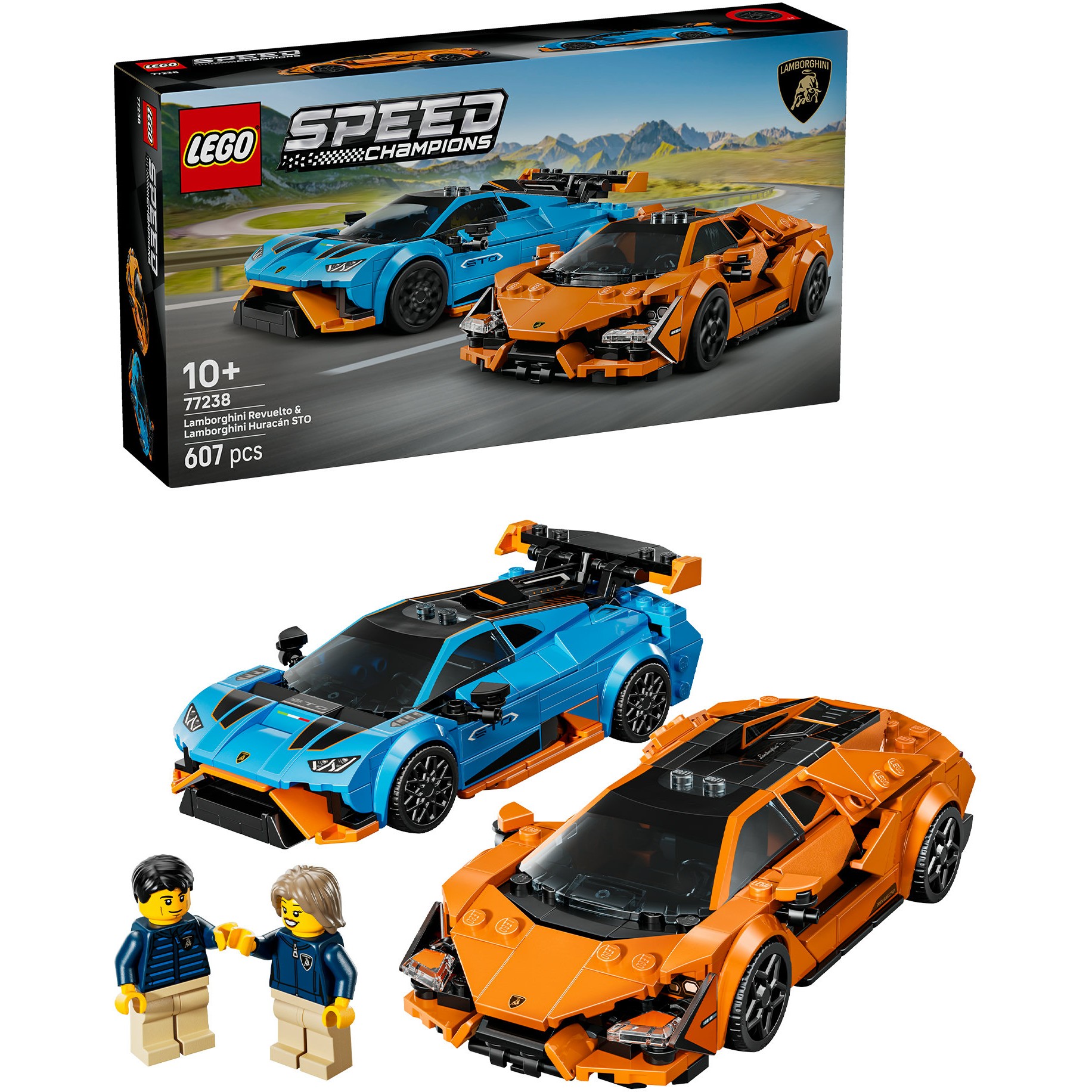 LEGO Speed Champions Lamborghini Revuelto and Huracán STO (77238) - Figura 4