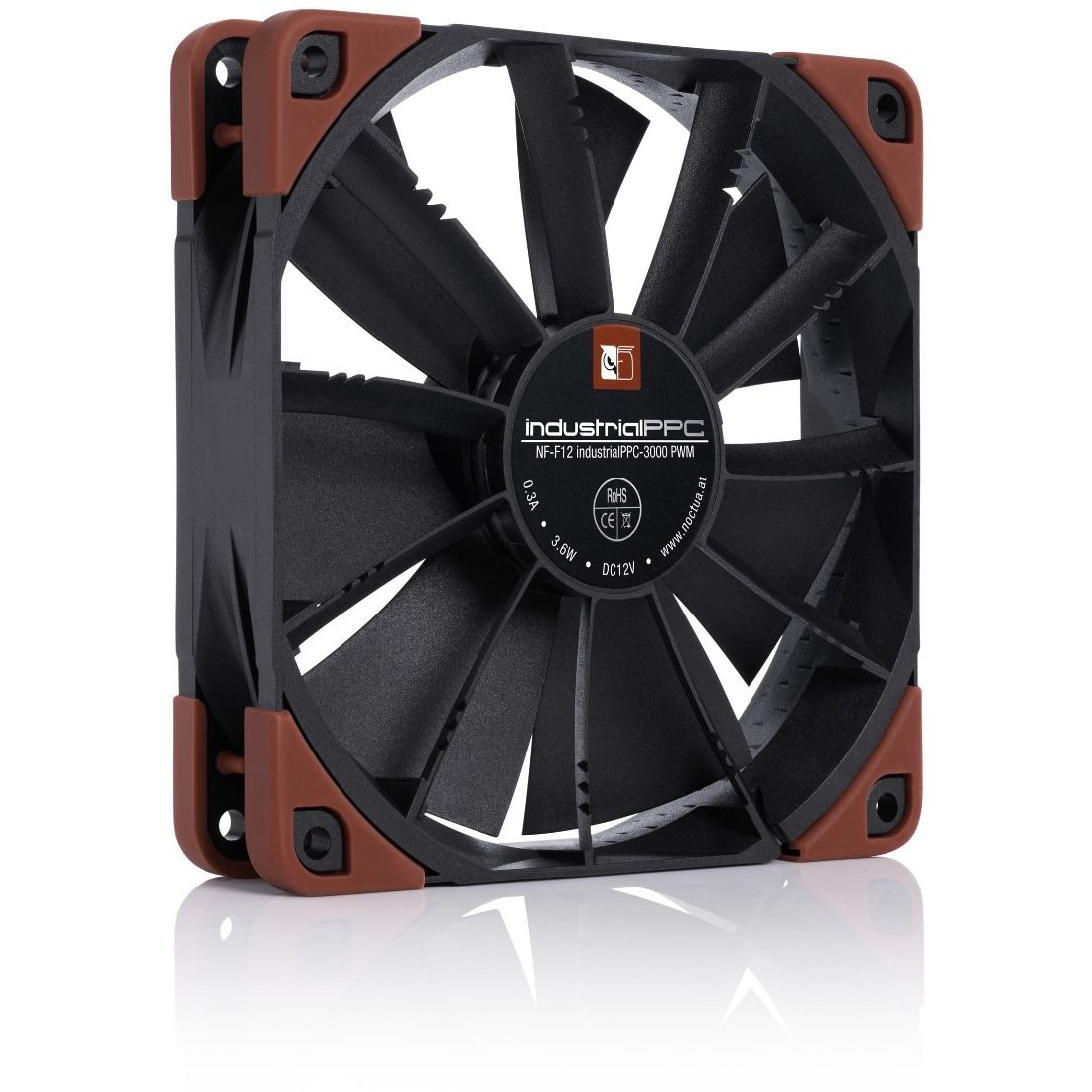 Ftohës për Kasë 120mm Noctua NF-F12 iPPC-3000 PWM Case Fan - Zezë - Figura 2