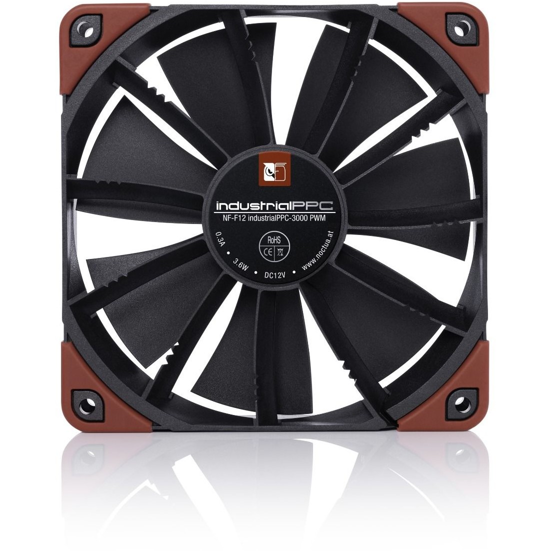 Ftohës për Kasë 120mm Noctua NF-F12 iPPC-3000 PWM Case Fan - Zezë - Figura 4