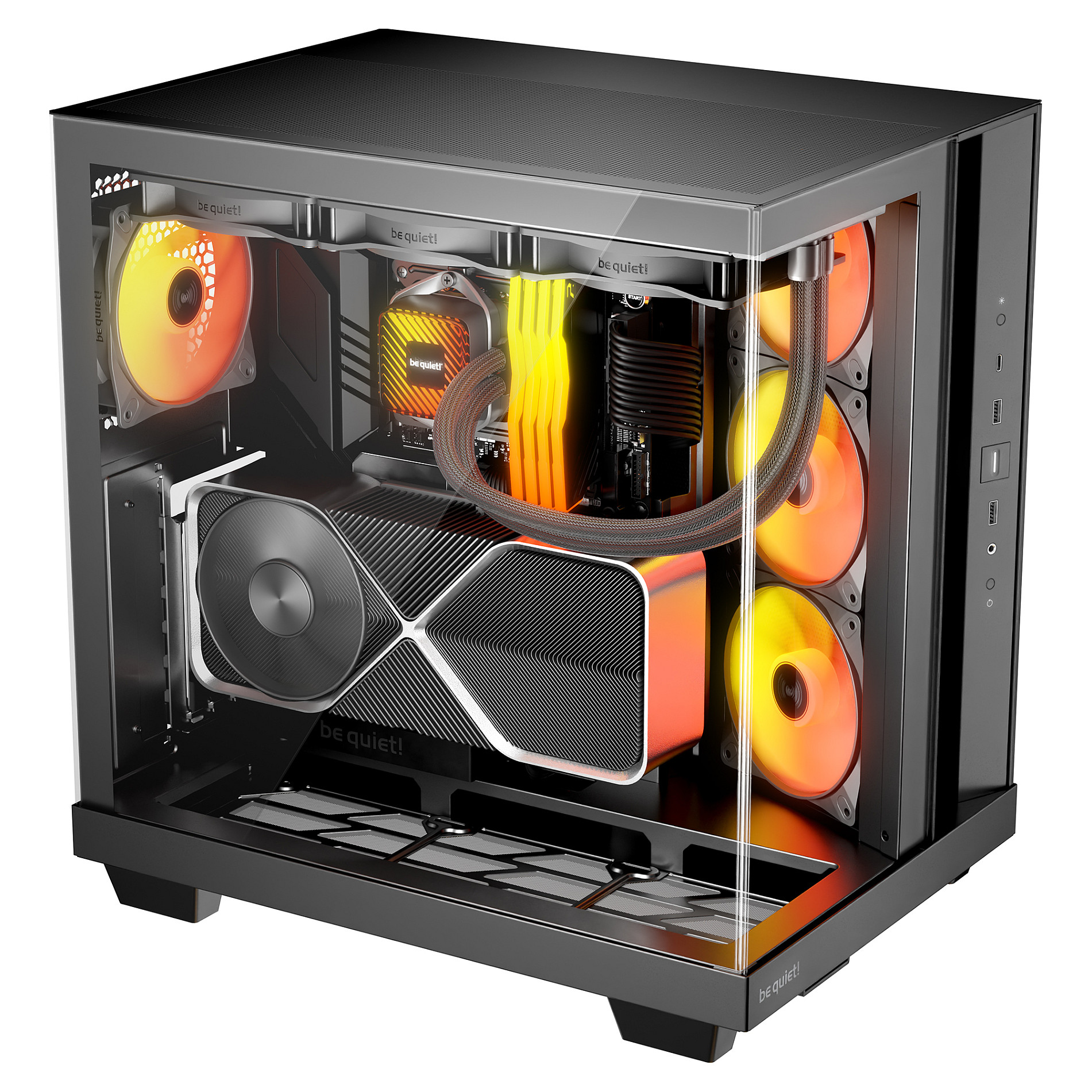 Kasë Midi be quiet! Light Base 500 LX – Zezë - Figura 3