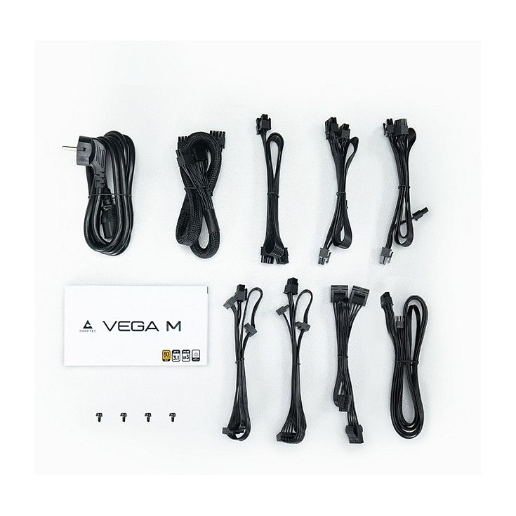 Furnizues Energjie Chieftec Vega M Series PPG-1000-C / 1000W 80+ Gold - Zezë - Figura 6
