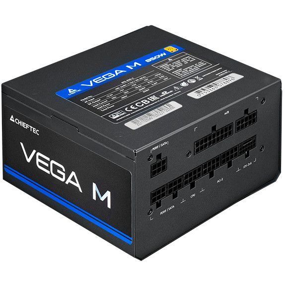 Furnizues Energjie Chieftec Vega M Series PPG-1000-C / 1000W 80+ Gold - Zezë - Figura 4
