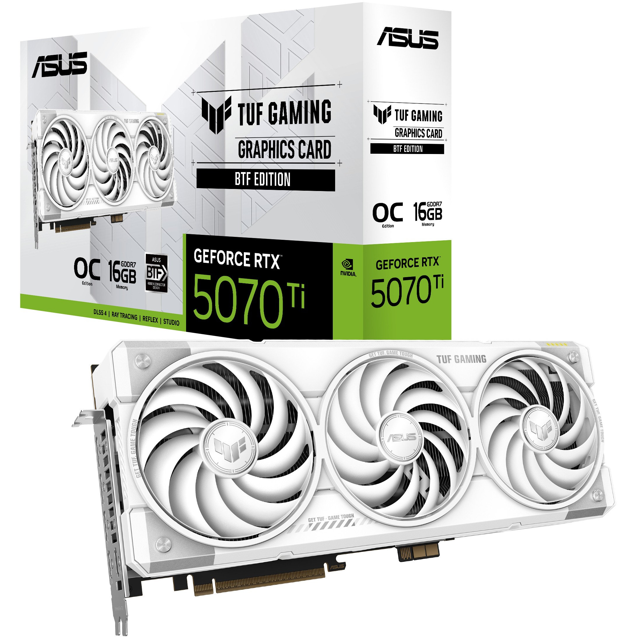 Kartelë grafike NVIDIA RTX 5070 Ti 16GB GDDR7 ASUS TUF Gaming BTF OC 3Fan - Figura 3