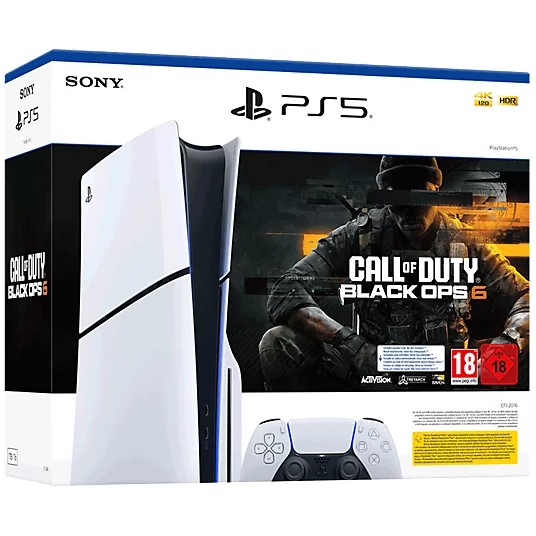 Konzola Sony PlayStation 5 Slim - 1TB Call of Duty: Black Ops 6 Bundle - e bardhë