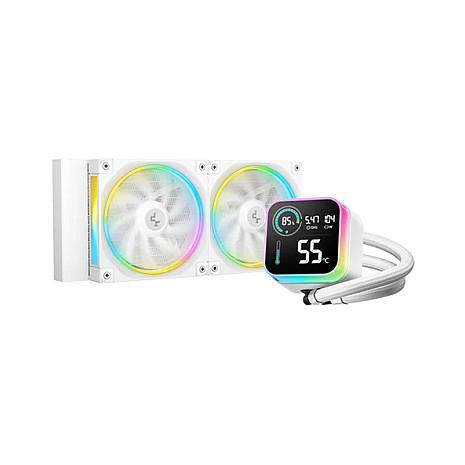 Ftohës për Procesor DeepCool LQ240 White – Liquid Cooling / 240mm Radiator