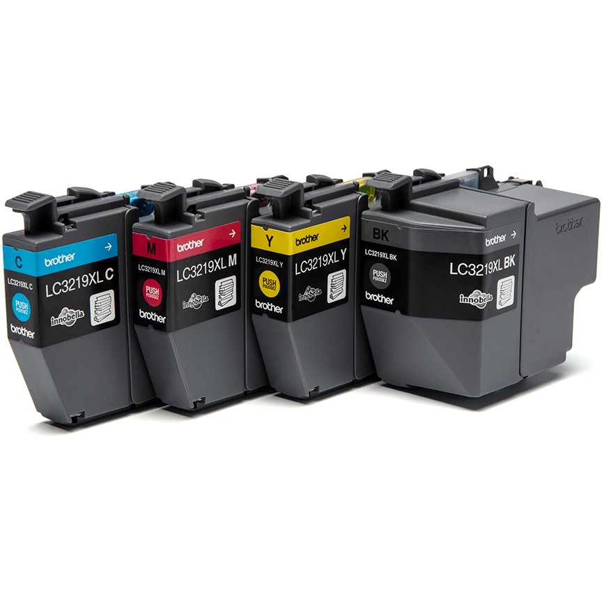INK Brother Original Cartridge LC-3219XLVAL Value Pack – BK/C/M/Y (Zezë / Blu / Rozë / Verdhë) - Figura 2