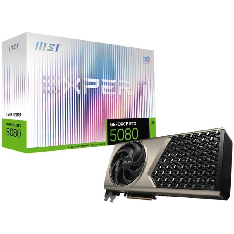 Kartelë Grafike RTX 5080 16GB MSI Expert OC GDDR7