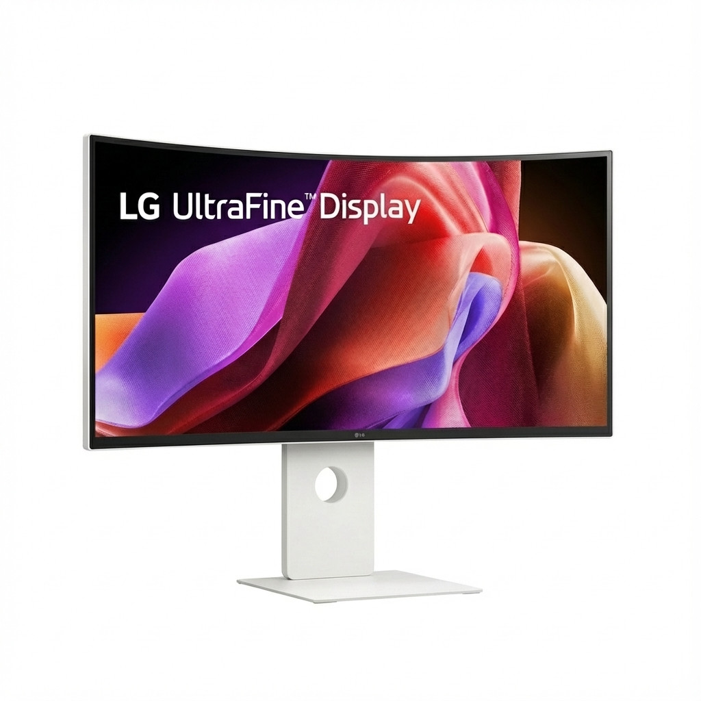 Monitor LG 40WT95UF-W / 40"/ 5K2K Nano IPS / Curved / 120 Hz / 5 ms / HDMI+DP+Thunderbolt +USB - Bardhë