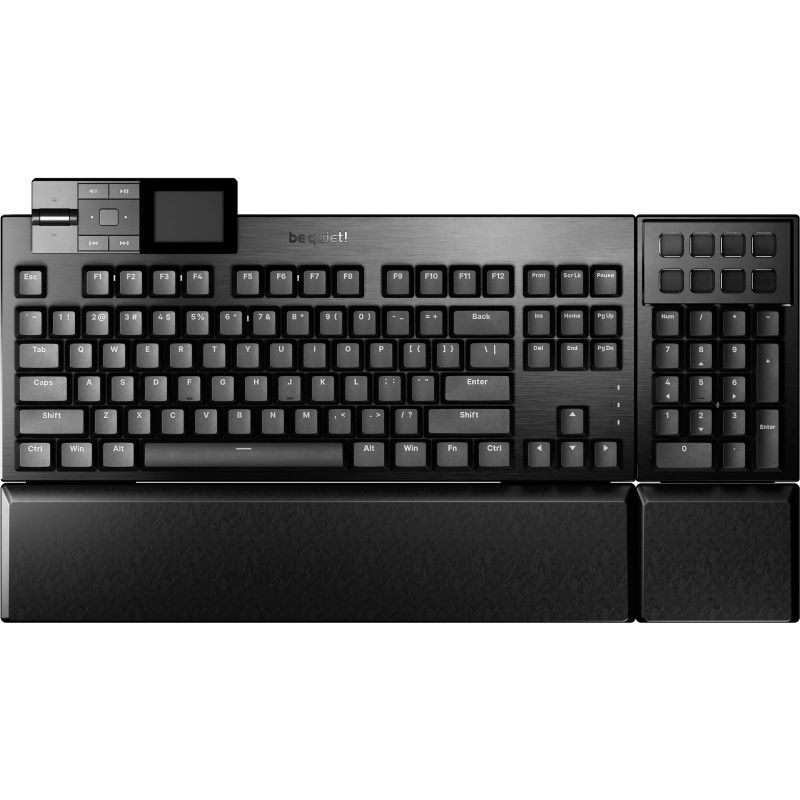 Tastierë Gaming be quiet! Dark Mount Silent Linear RGB Wired / QWERTZ / German Language – Zezë - Figura 2