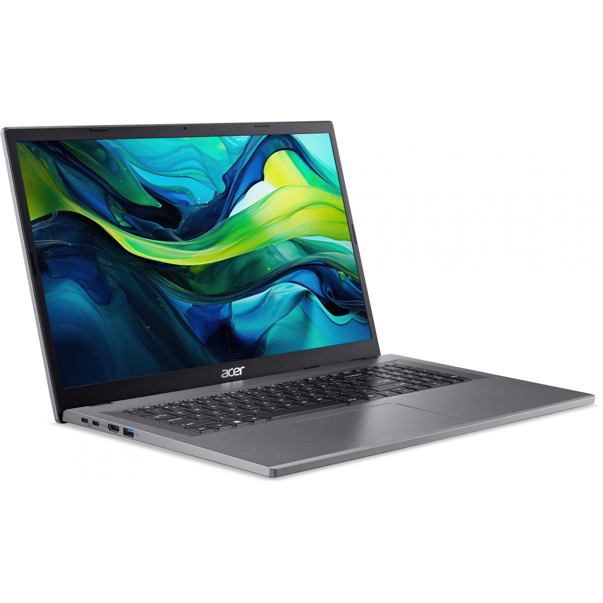 Laptop Acer Aspire Go 17 AG17-31P-34GB / i3-N355 / 16GB LPDDR5 / 512GB / 17.3" Full HD IPS / Intel Graphics / DE - Gri - Figura 2