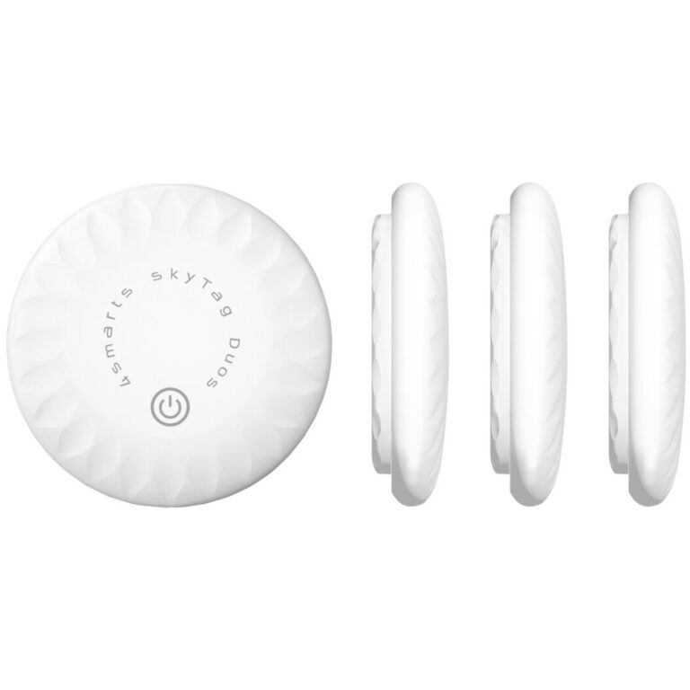 GPS dhe Tags 4smarts Standort‑Finder SkyTag Duo / 4er Set – Bardhë