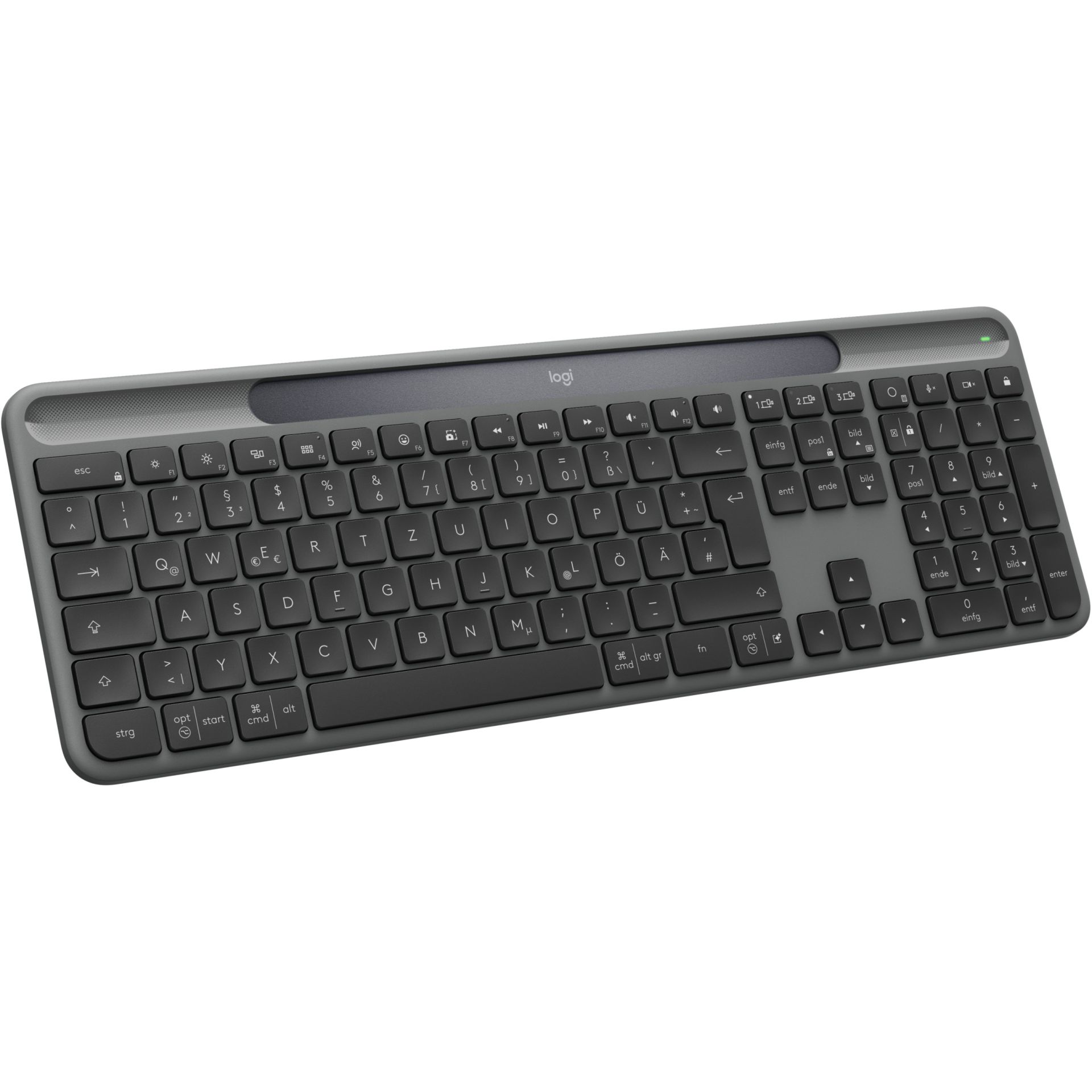 Tastierë pa kabllo Logitech Signature Slim K980 Solar+ / QWERTZ – Grafit - Figura 2