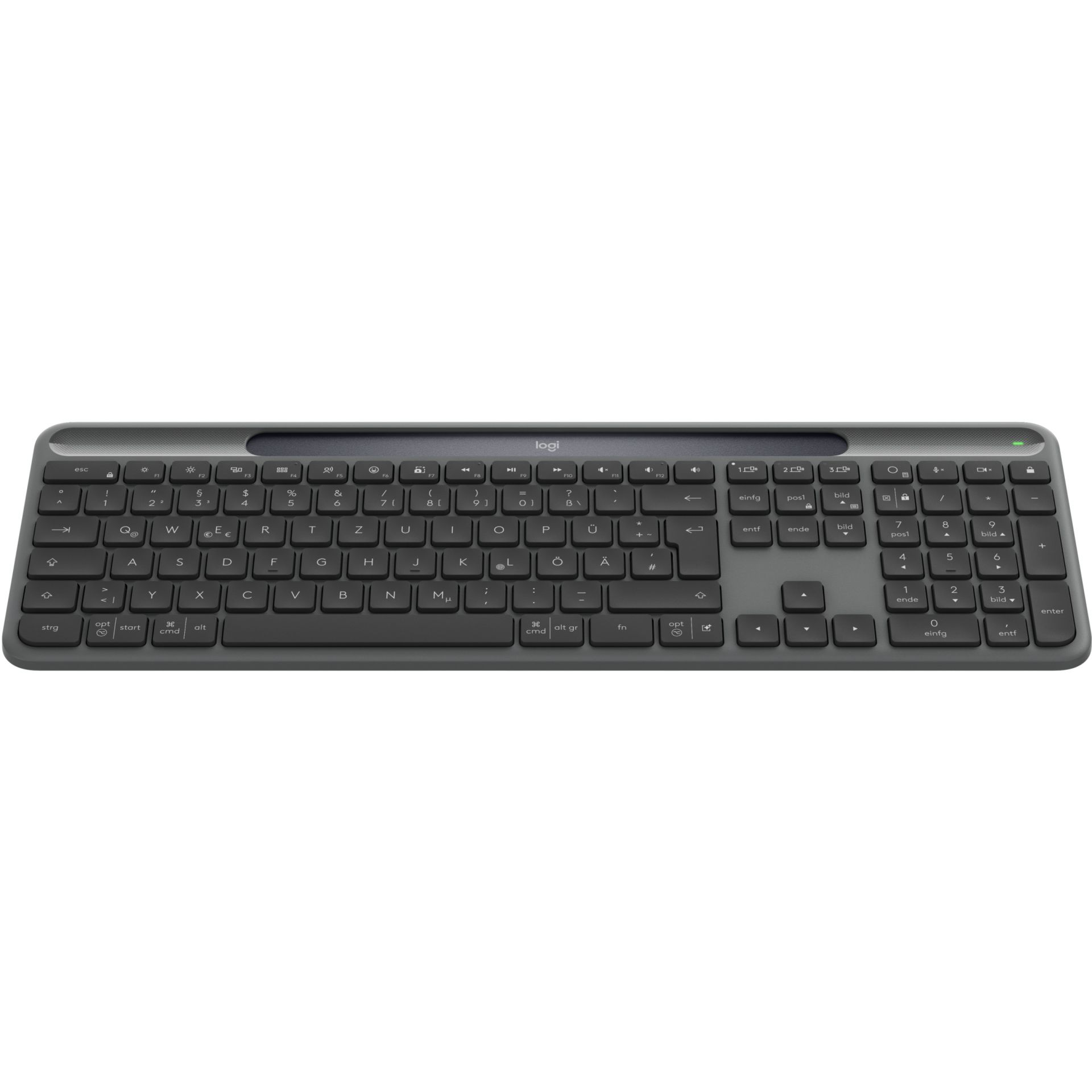 Tastierë pa kabllo Logitech Signature Slim K980 Solar+ / QWERTZ – Grafit - Figura 4