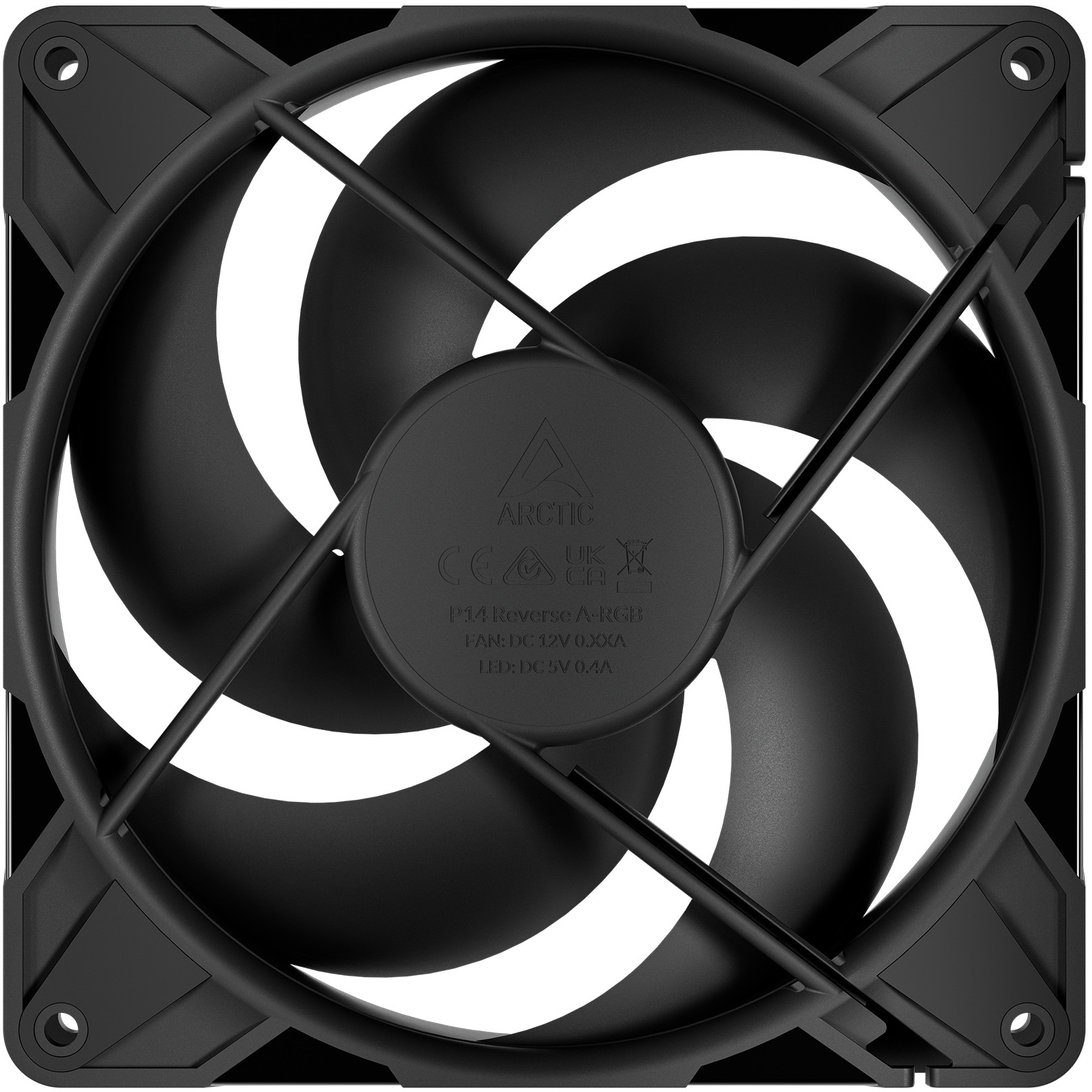 Ftohës për Kasë ARCTIC P14 Pro Reverse PWM / 3-Pack – Zezë - Figura 4