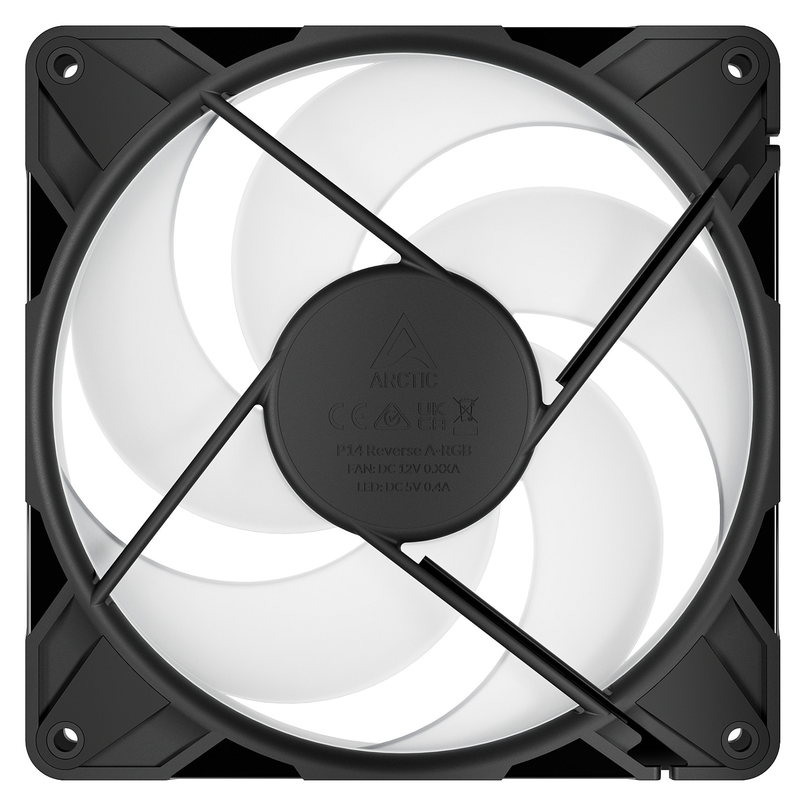 Ftohës për Kasë ARCTIC P14 Pro Reverse PWM / A-RGB / 3 Pack - Zezë - Figura 5