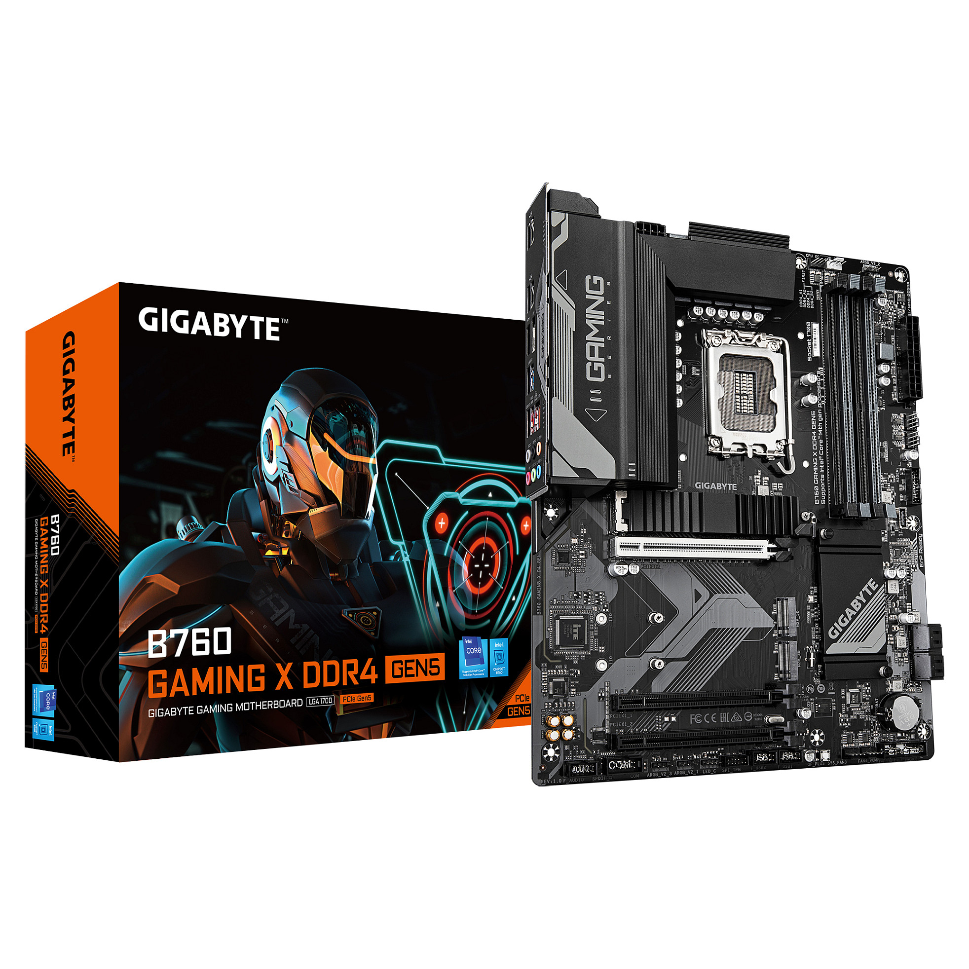 Pllakë Amë Intel Gigabyte B760 GAMING X / DDR4 / ATX / LGA 1700 / HDMI+DP