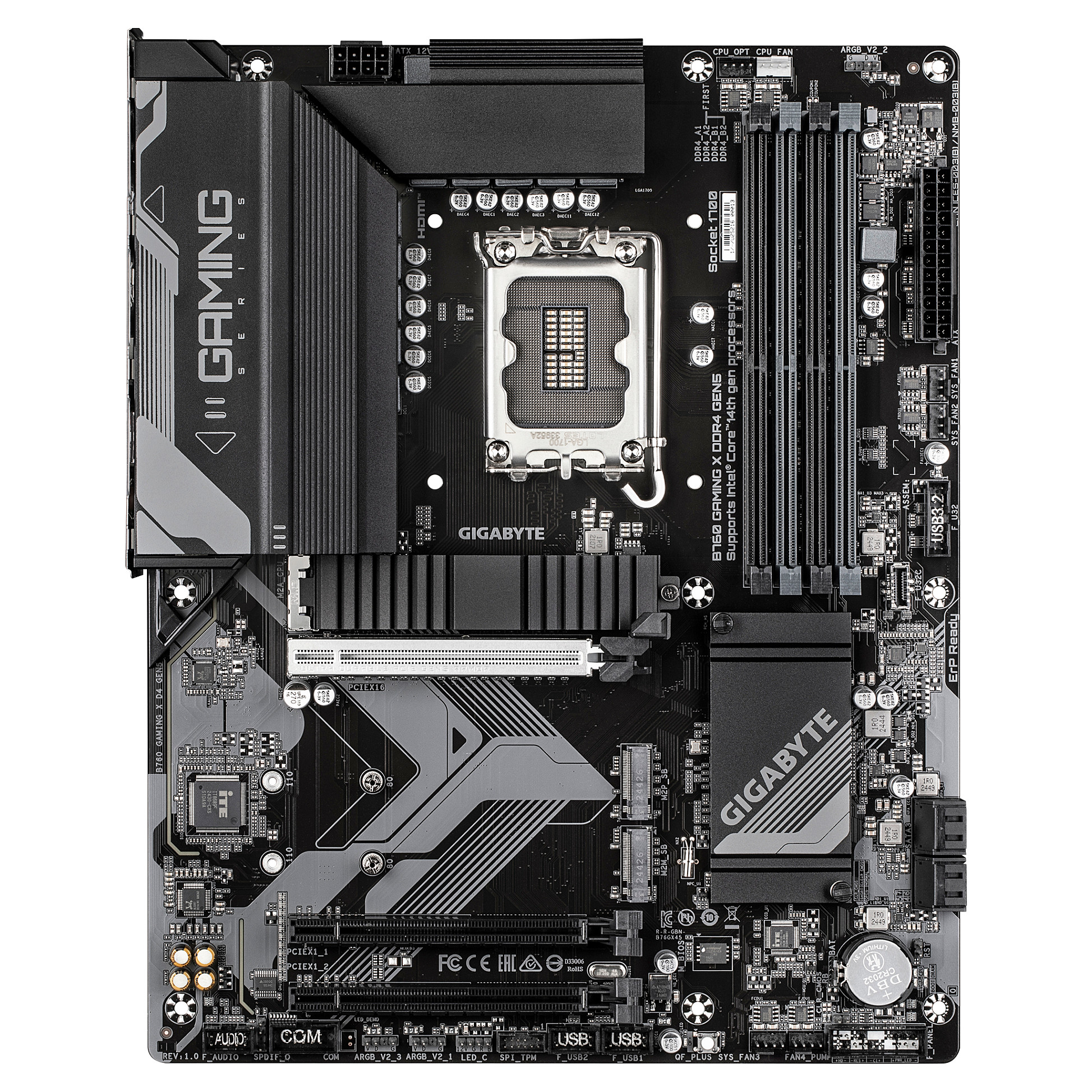 Pllakë Amë Intel Gigabyte B760 GAMING X / DDR4 / ATX / LGA 1700 / HDMI+DP - Figura 2