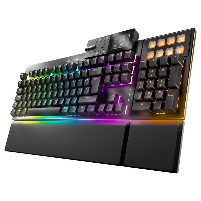 Tastierë Gaming be quiet! Dark Mount Silent Linear USB / Wired / AZERTY / French Language – Zezë