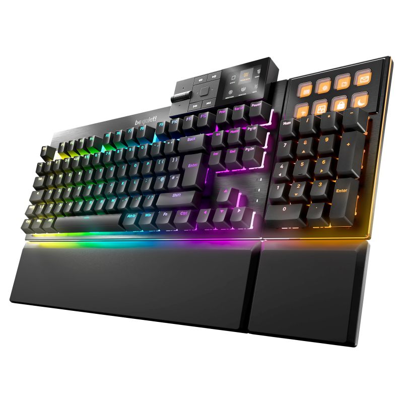 Tastierë Gaming be quiet! Dark Mount Silent Linear / Wired / QWERTY / UK Language – Zezë