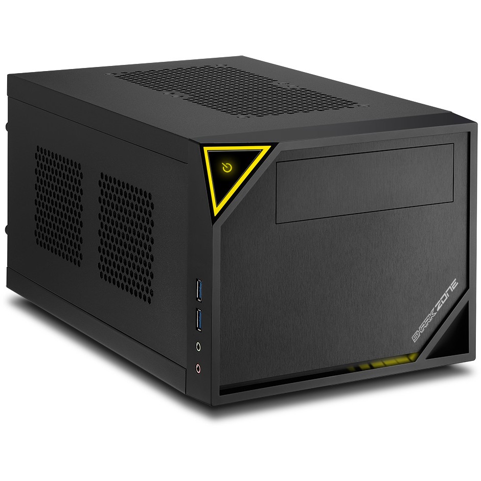 Kasë Sharkoon Shark Zone C10 Mini‑ITX 1xMetal – Zezë - Figura 2