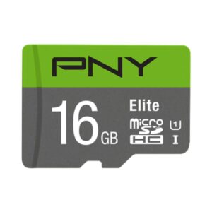 Kartë Memorie SD CARD 16GB PNY Elite MicroSDHC 85MB/s +Adapter
