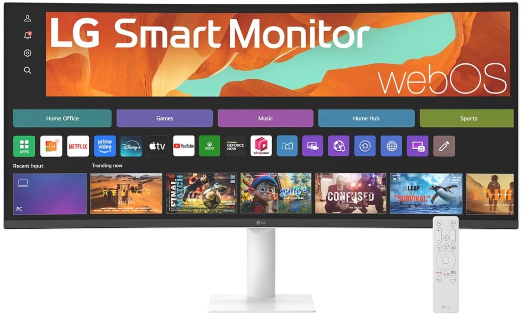 Monitor LG 34U601SA-W / 34"/ Dual WQHD / LCD / Curved / 100Hz / 5ms / USB + HDMI - Bardhë