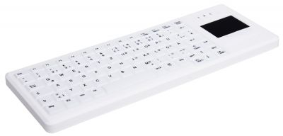 Tastierë me kabllo Cherry AK-C7412F-GFUS-W/GE / Touchpad / IP68 fully sealed - Bardhë - Figura 2