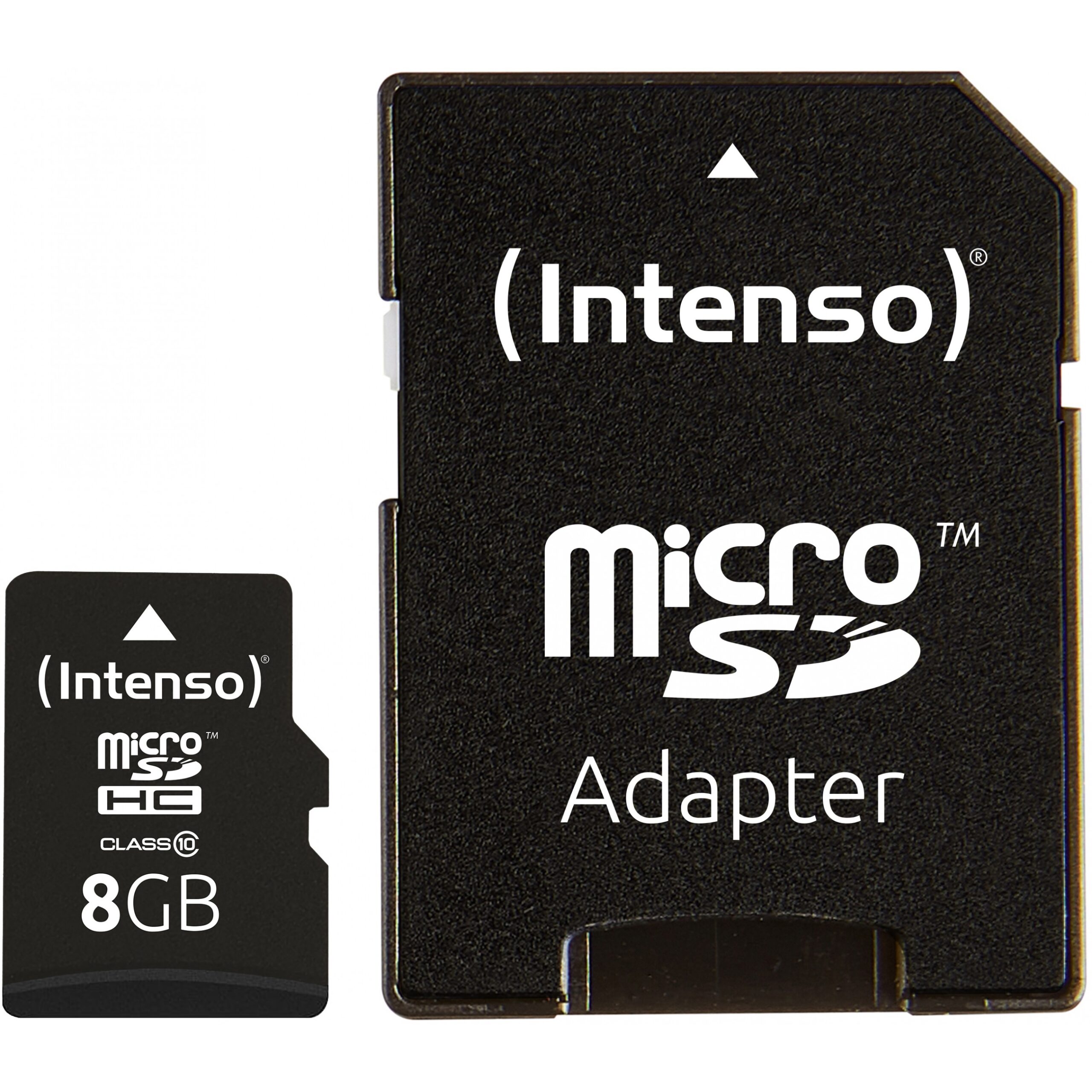 Kartë Memorie SD CARD 8GB Intenso 3413460 MicroHC 20MB/s