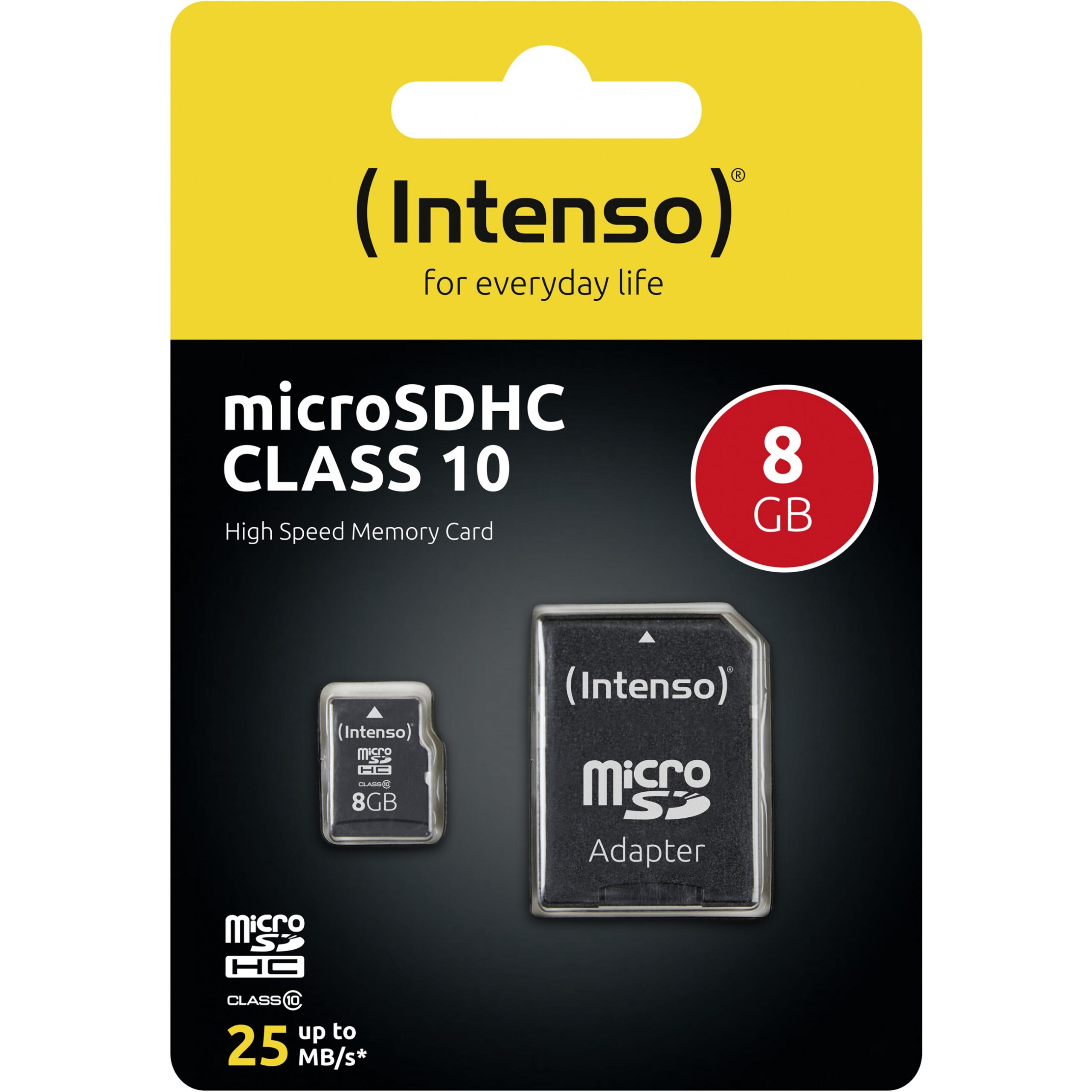 Kartë Memorie SD CARD 8GB Intenso 3413460 MicroHC 20MB/s - Figura 4