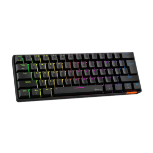 Tastierë Gaming Meetion MK005BT Hestia Mechanical 60% / Bluetooth / US / e zezë