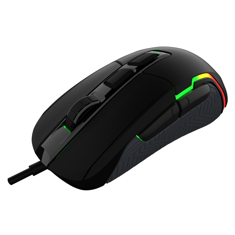 Maus Gaming Meetion G3360 Posedion Seven-stage / 200~12000 DPI / Butona 6+1 / RGB / USB / e zezë - Figura 5