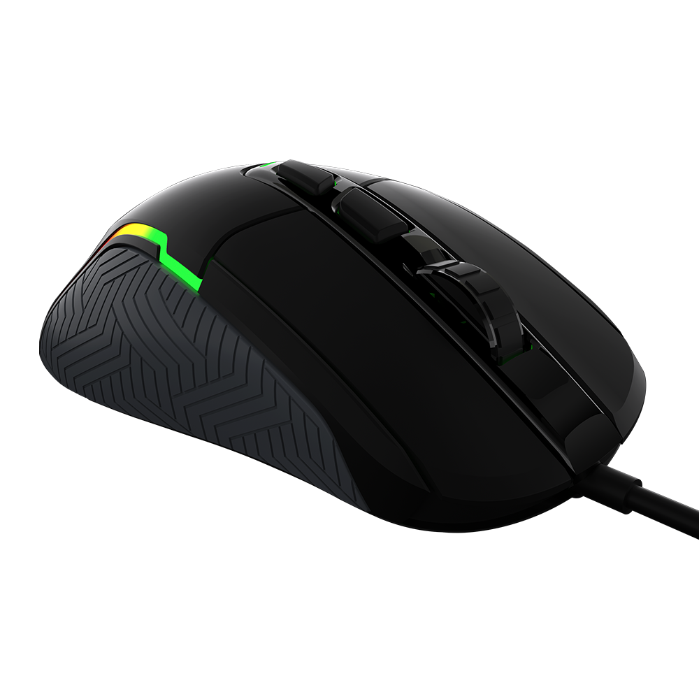 Maus Gaming Meetion G3360 Posedion Seven-stage / 200~12000 DPI / Butona 6+1 / RGB / USB / e zezë - Figura 4