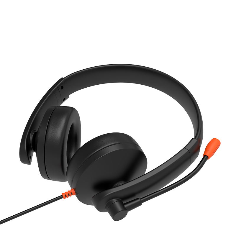 Kufje me kabllo Meetion HP003U Telephone / USB 1.8 m / Rrotullues 180° - Zezë - Figura 2