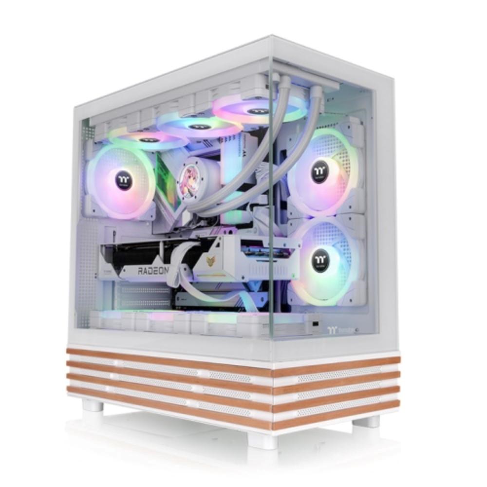 Kasë Thermaltake View 270 Plus WS ARGB Mid Tower - Bardhë