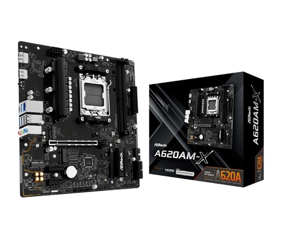 Pllakë Amë AMD AM5 ASROCK A620AM-X / DDR5 / mATX / HDMI+DP