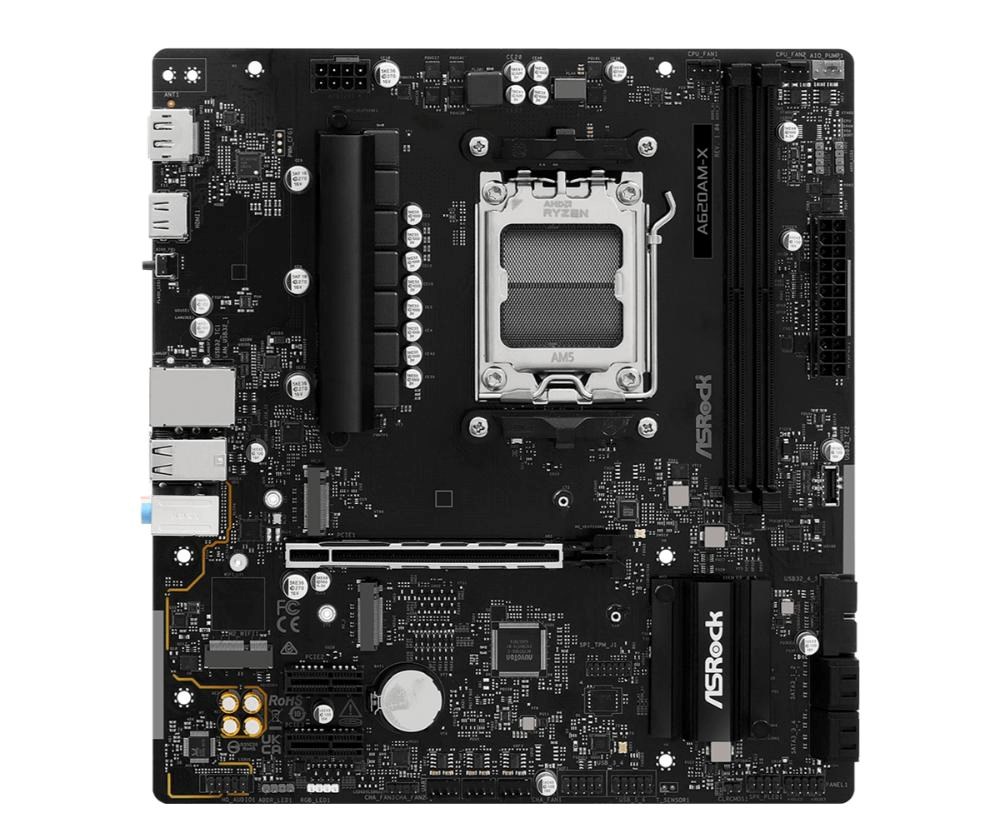 Pllakë Amë AMD AM5 ASROCK A620AM-X / DDR5 / mATX / HDMI+DP - Figura 2