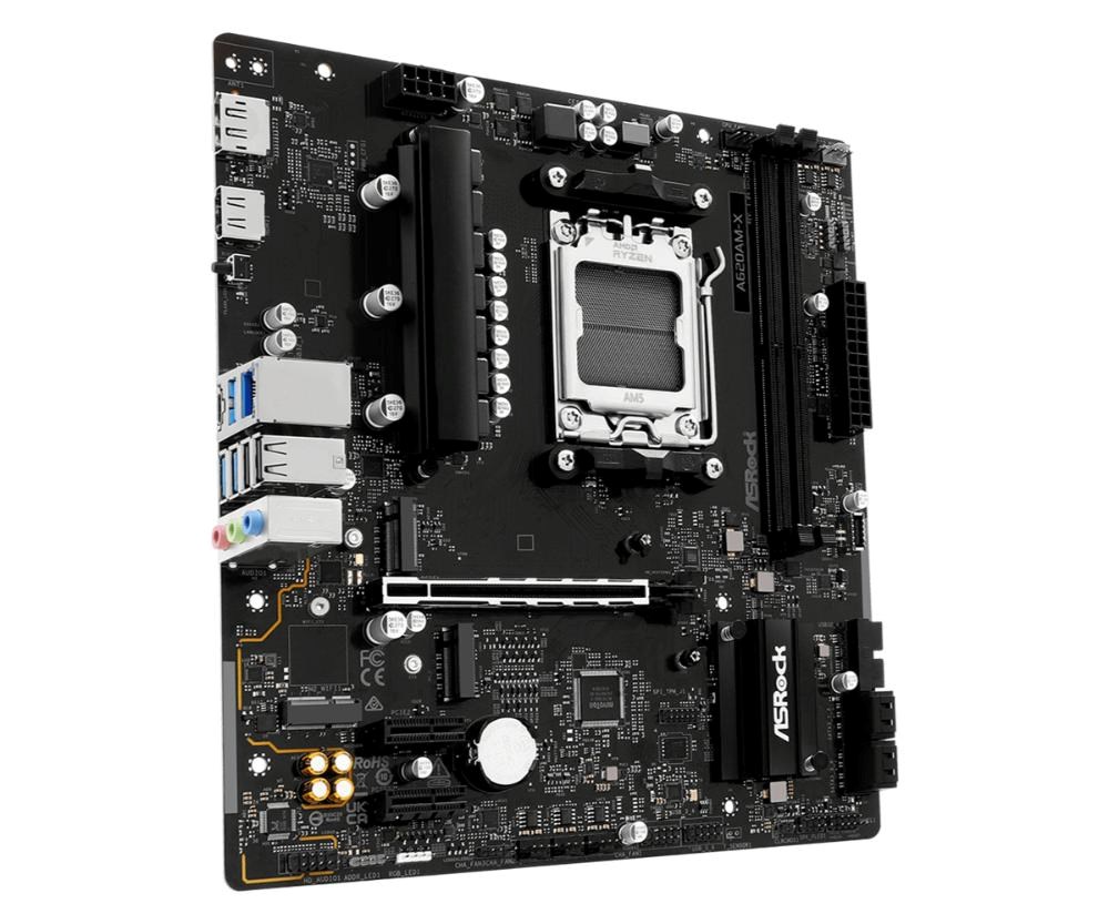 Pllakë Amë AMD AM5 ASROCK A620AM-X / DDR5 / mATX / HDMI+DP - Figura 3