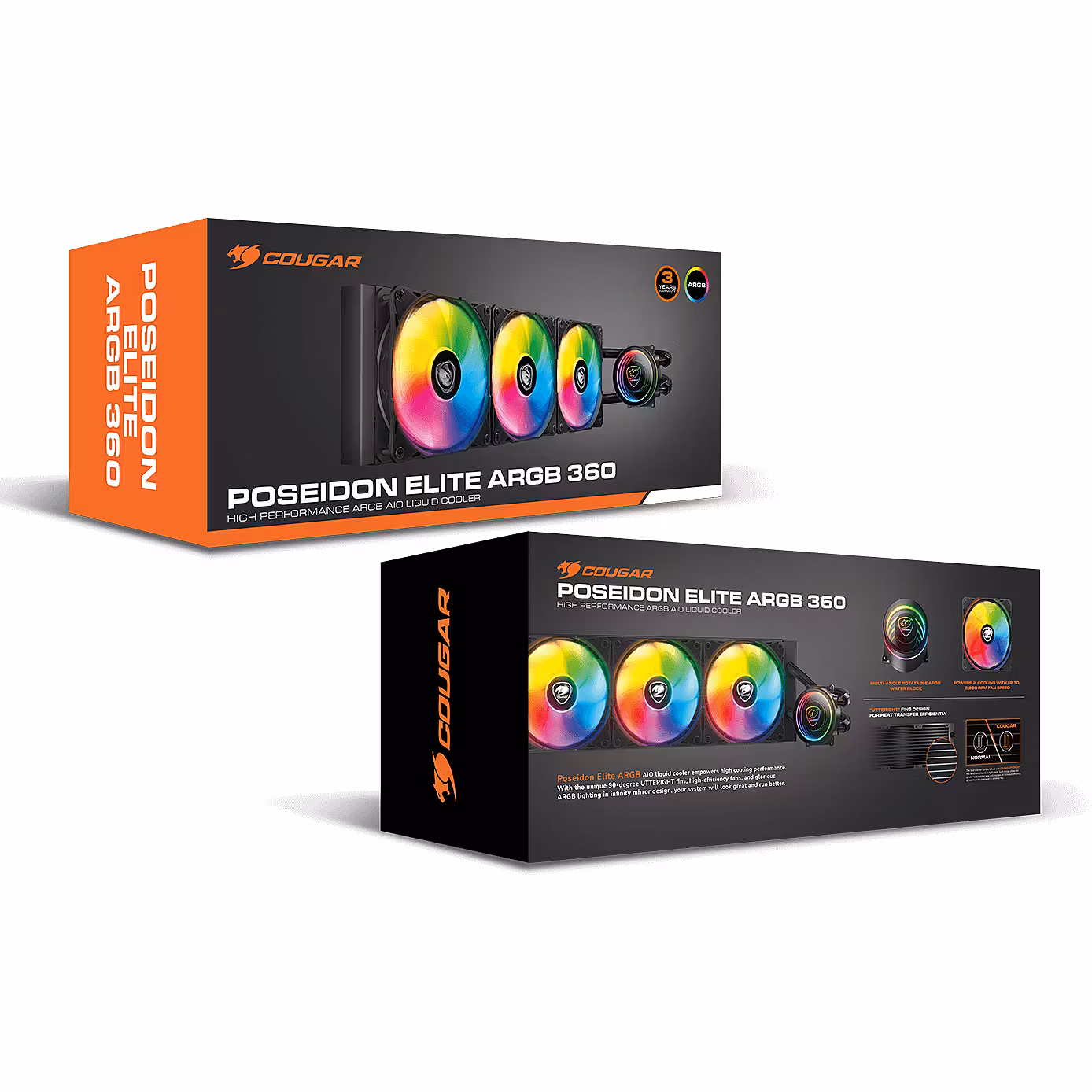 Ftohës për procesor me ujë COUGAR Poseidon Elite 360 ARGB - Figura 3