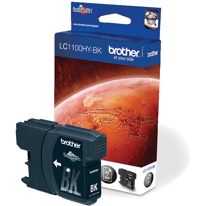 INK Brother LC-1100HYBK deri në kapacitet standard sipas ISO/IEC 24711 - Zezë