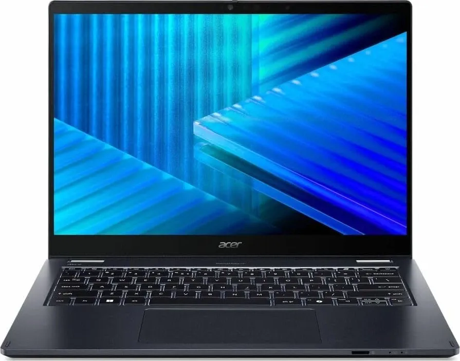 Laptop Acer TravelMate P4 Spin P414RN-54-TCO-58UV / Ultra 5 115U / 16GB DDR5 / 1TB / 14" IPS / Intel Graphics / DE - Blu e mbyllur