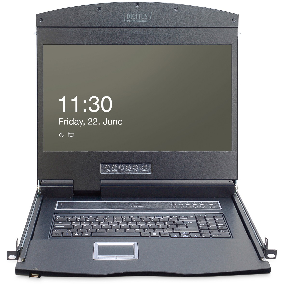 Digitus 19" LCD KVM Console / 1-Port VGA / Tastierë US - Figura 5