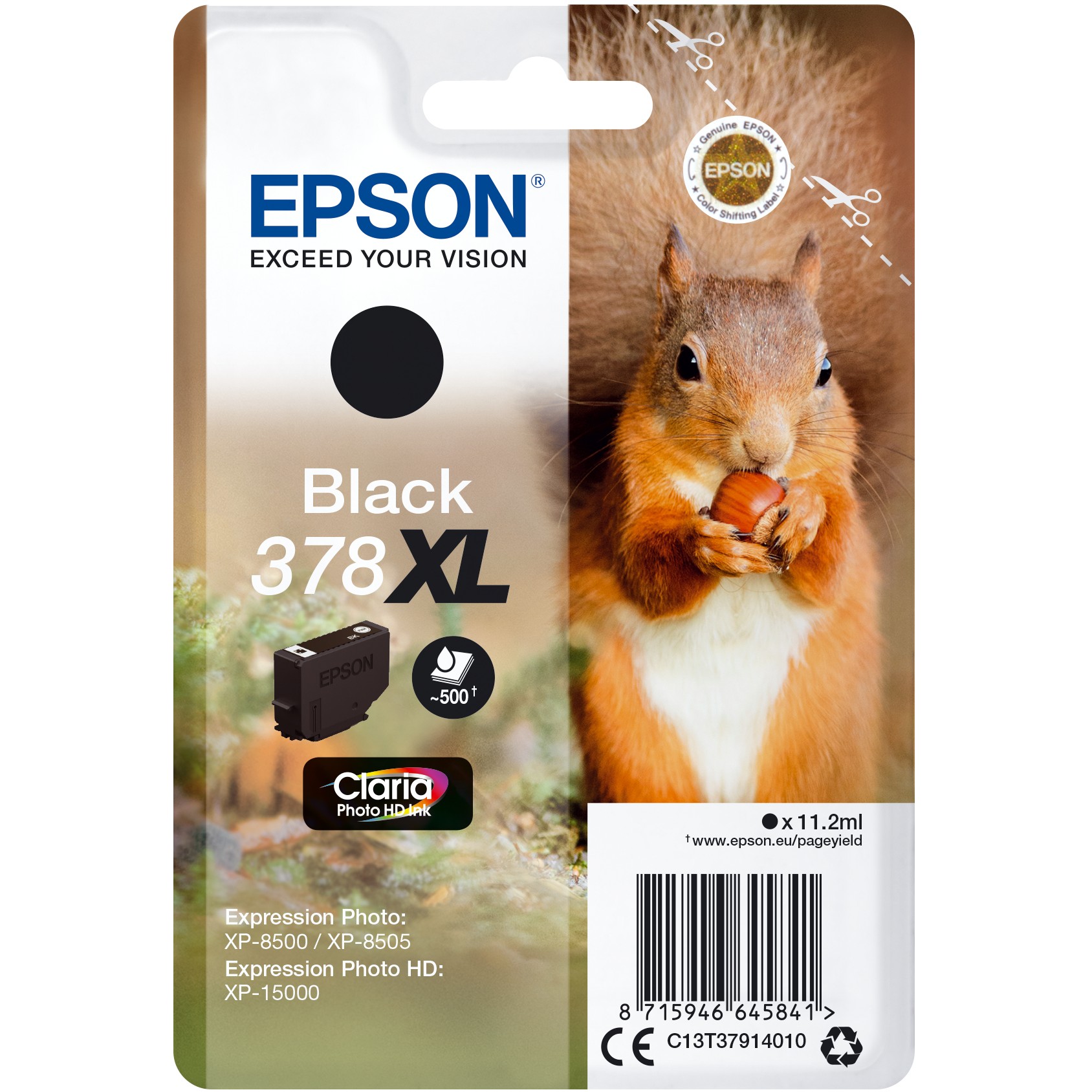 INK Epson 378XL C13T37914010 / deri në 500 faqe – Zezë