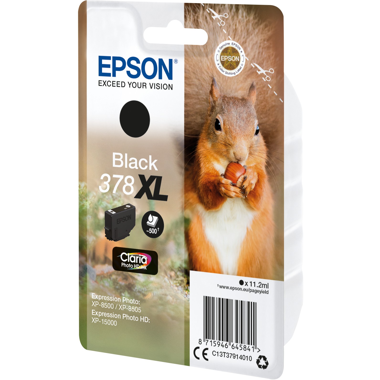 INK Epson 378XL C13T37914010 / deri në 500 faqe – Zezë - Figura 2