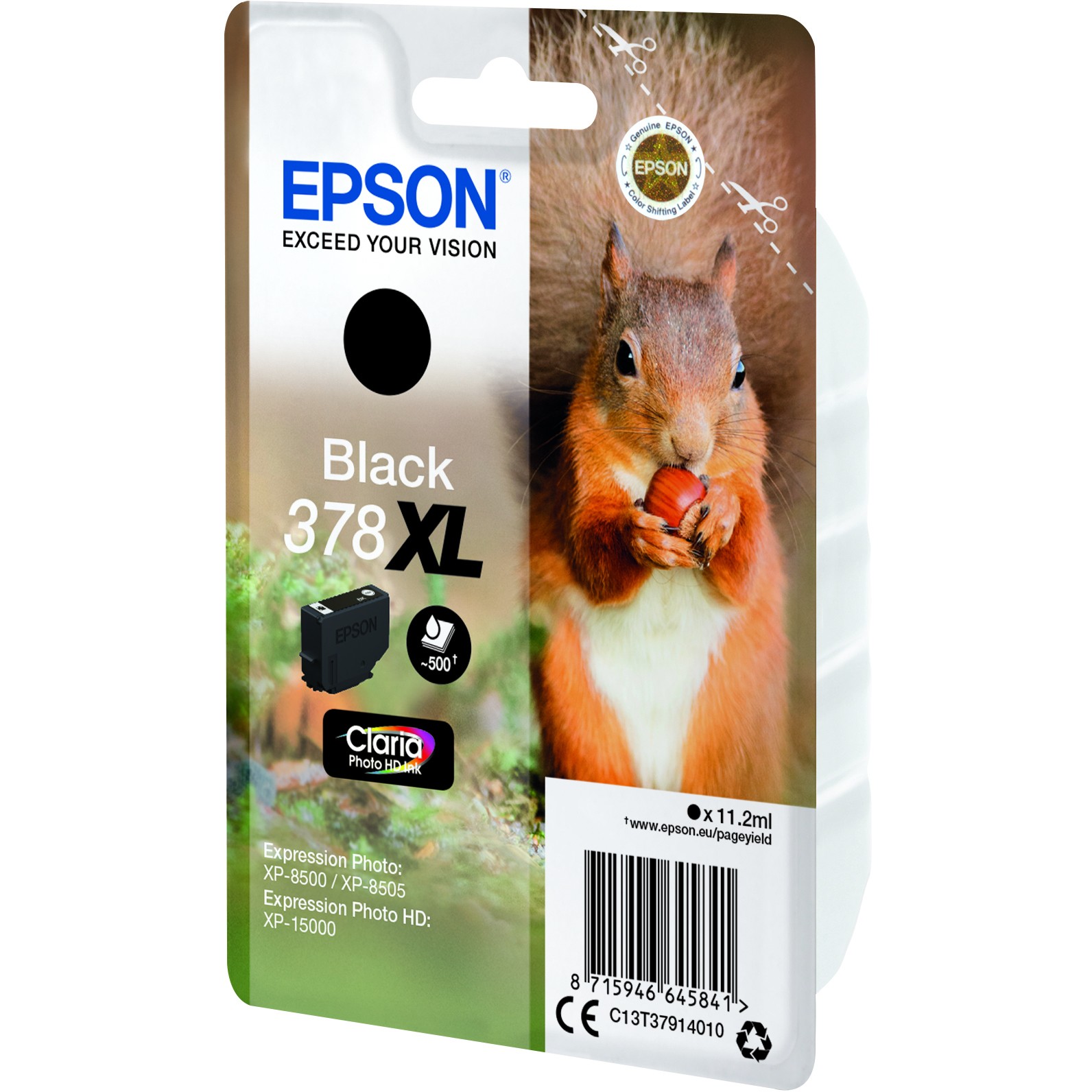 INK Epson 378XL C13T37914010 / deri në 500 faqe – Zezë - Figura 3