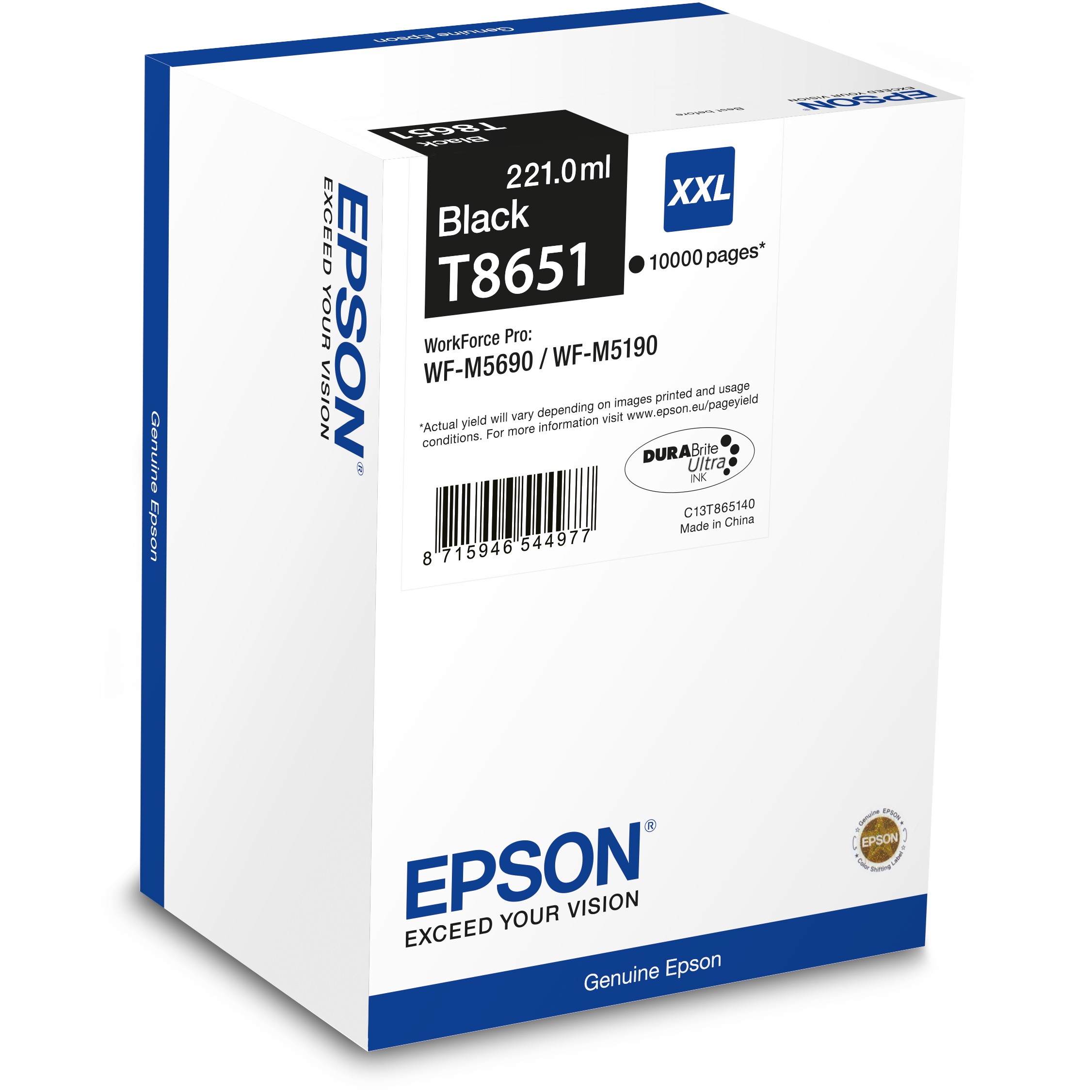 INK Epson C13T865140 / deri 10.000 faqe - Zezë