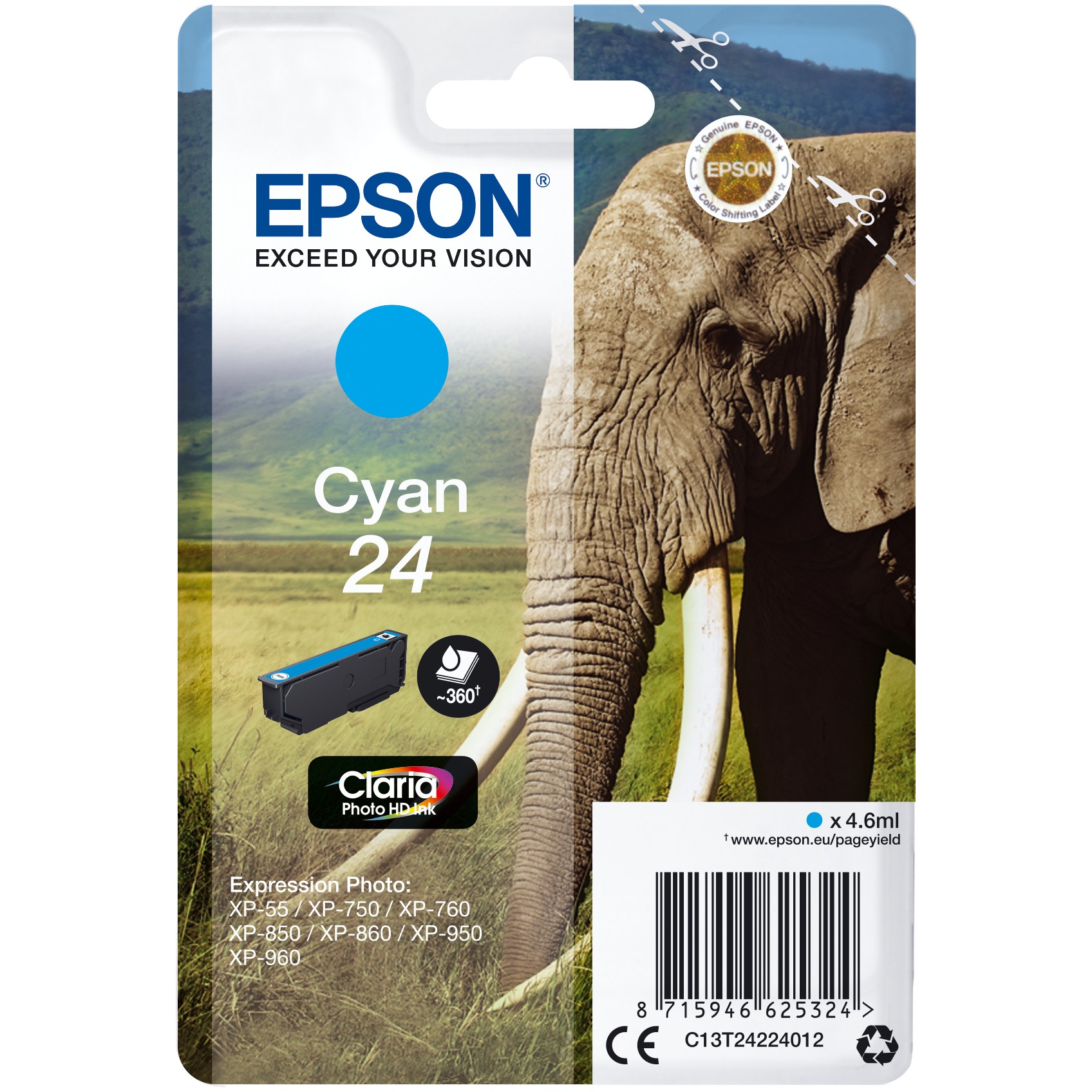 INK Epson C13T24224012 – Blu