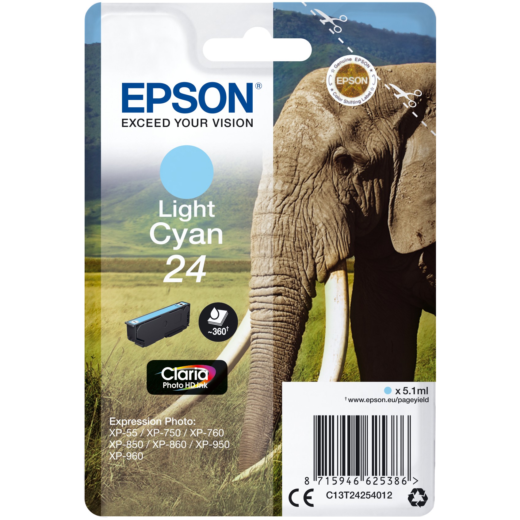 INK Epson C13T24254012 – Blu e hapur