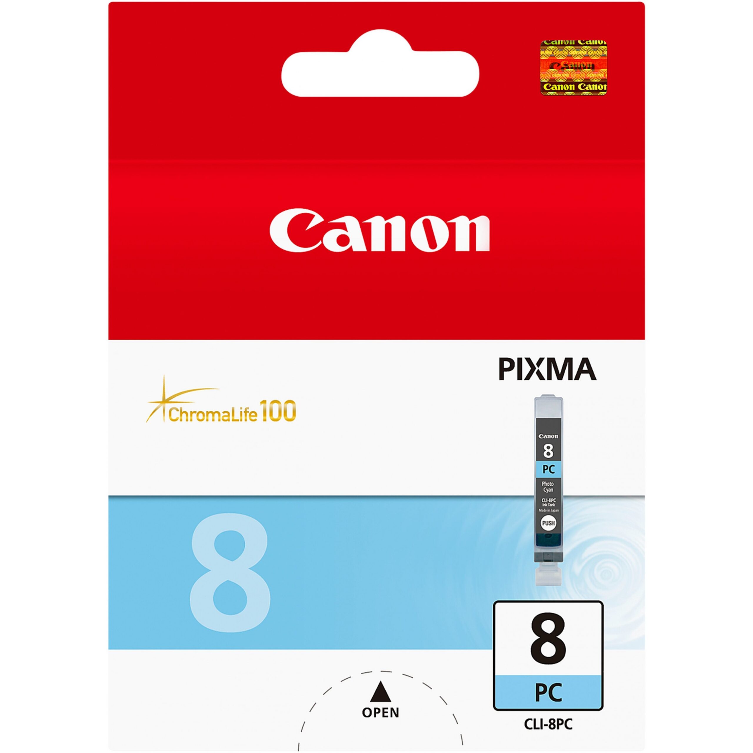 INK Canon CLI-8PC deri në kapacitet standard sipas ISO/IEC 24711 - Blu për foto