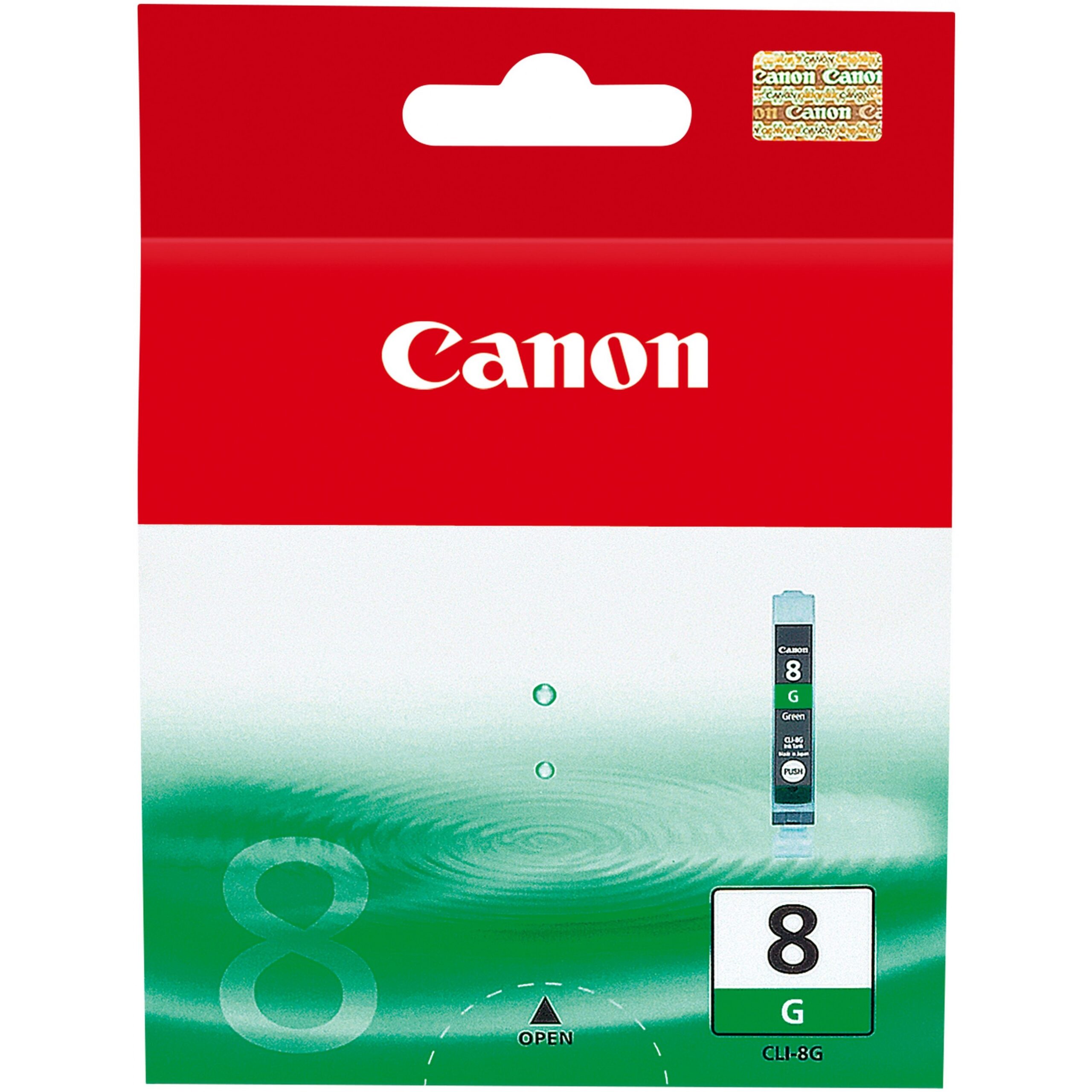 INK Canon CLI-8G deri në kapacitet standard sipas ISO/IEC 24711 - Gjelbër
