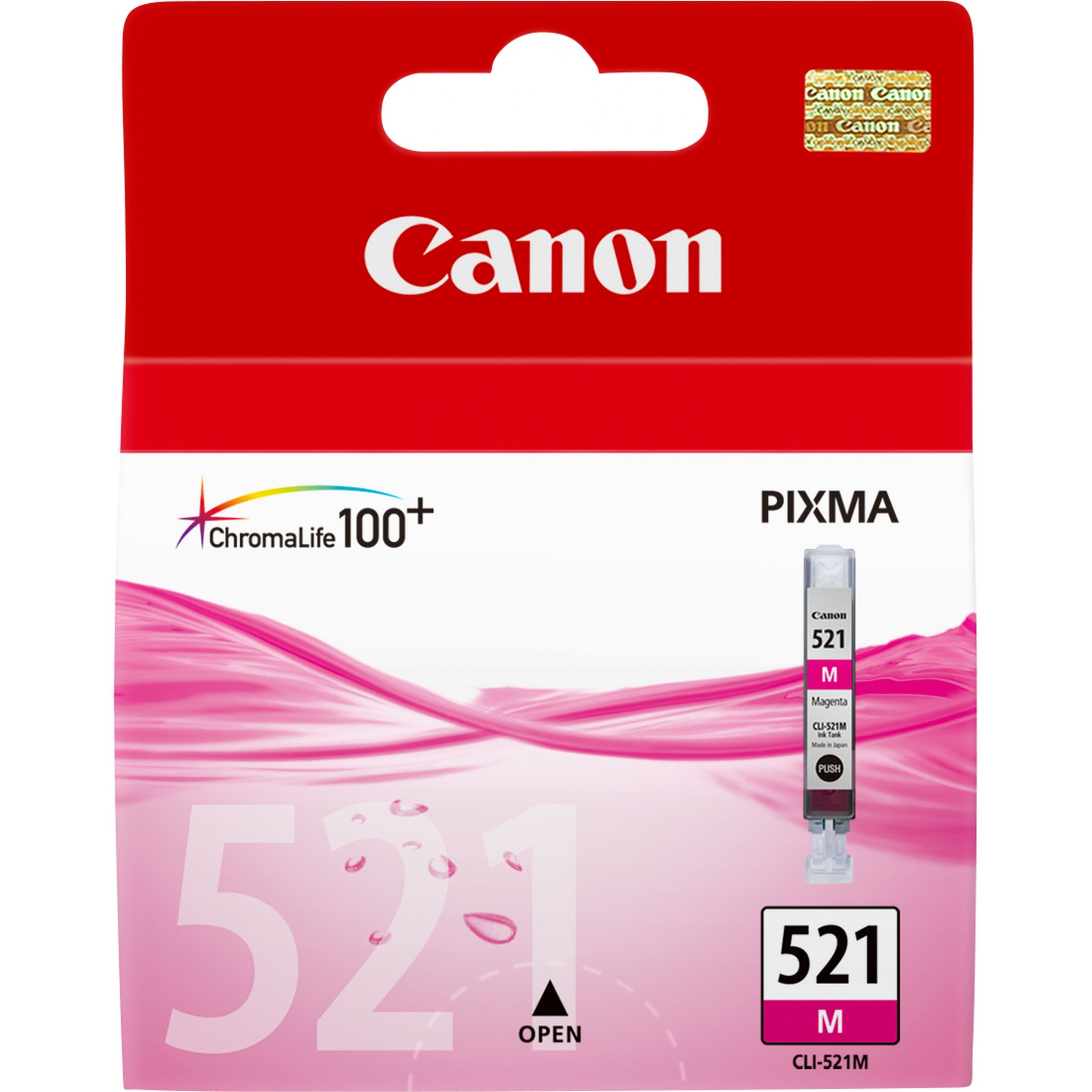 INK Canon CLI-521M (2935B001) deri në kapacitet standard sipas ISO/IEC 24711 - Rozë